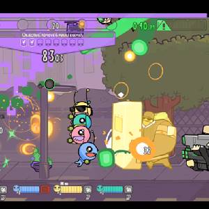 Alien Hominid Invasion Eliminar Enemigos Morados