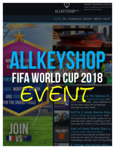 Evento AllKeyShop FIFA World Cup 2018