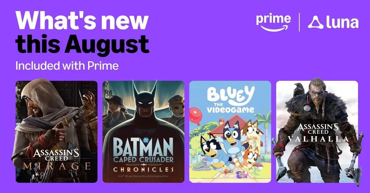 Juegos en streaming cloud de Luna para agosto de 2026