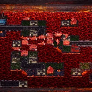 Apes Warfare - Mapa de lava