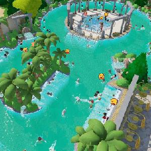 Aquapark Tycoon - Árboles y Fuentes