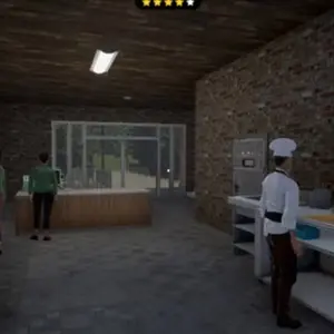 Aquarium in Cafe – Cocina