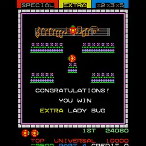 Arcade Archives 2 Lady Bug - Recoge letras