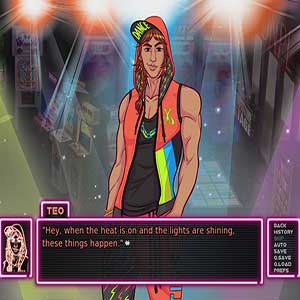 el calor está encendido y las luces están brillando