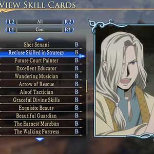 Arslan The Warriors of Legend Estado del carácter