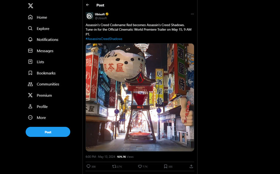 Assassin’s Creed Shadows el reloj de arena de la revelación