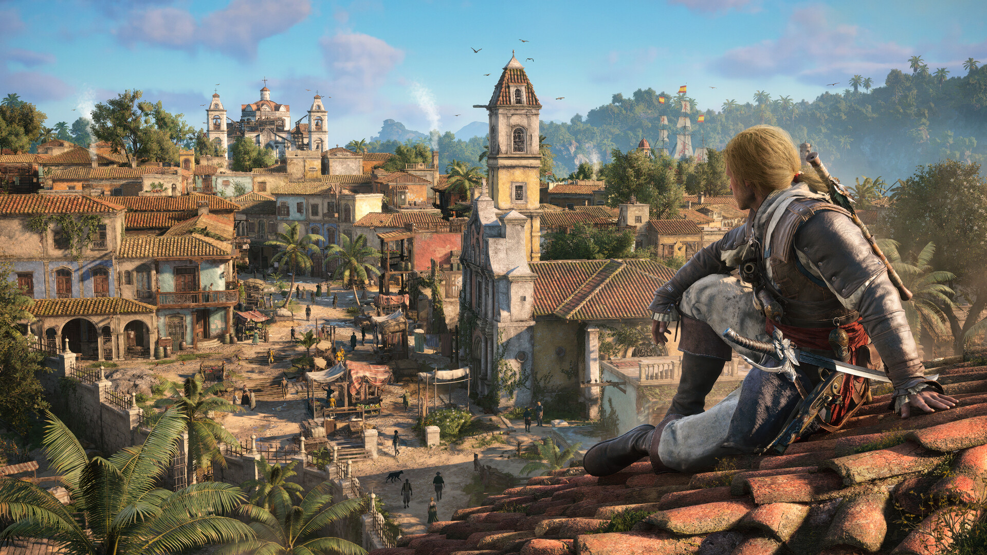 Assassin's Creed Black Flag Resynced Edward Kenway escenario pirata
