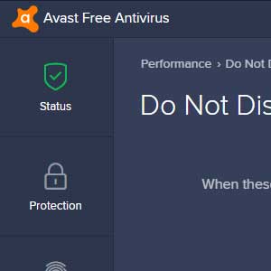 Avast Internet Security Global License - Modo No Molestar