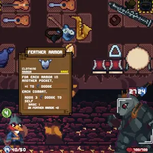 Backpack Dungeon - Armadura de plumas