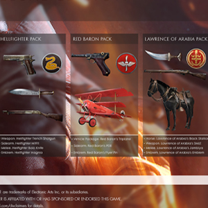 Battlefield 1 Deluxe Edition Upgrade DLC - Contenido