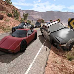 BeamNG Police chases