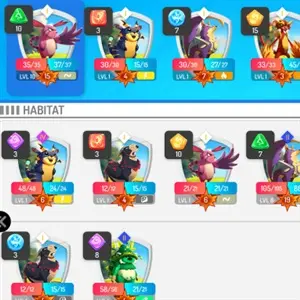 Beasties - Monster Trainer Puzzle RPG - Equipo