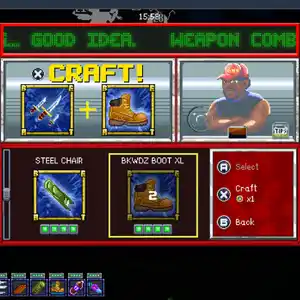 Beatdown City Survivors - Fabricación de armas