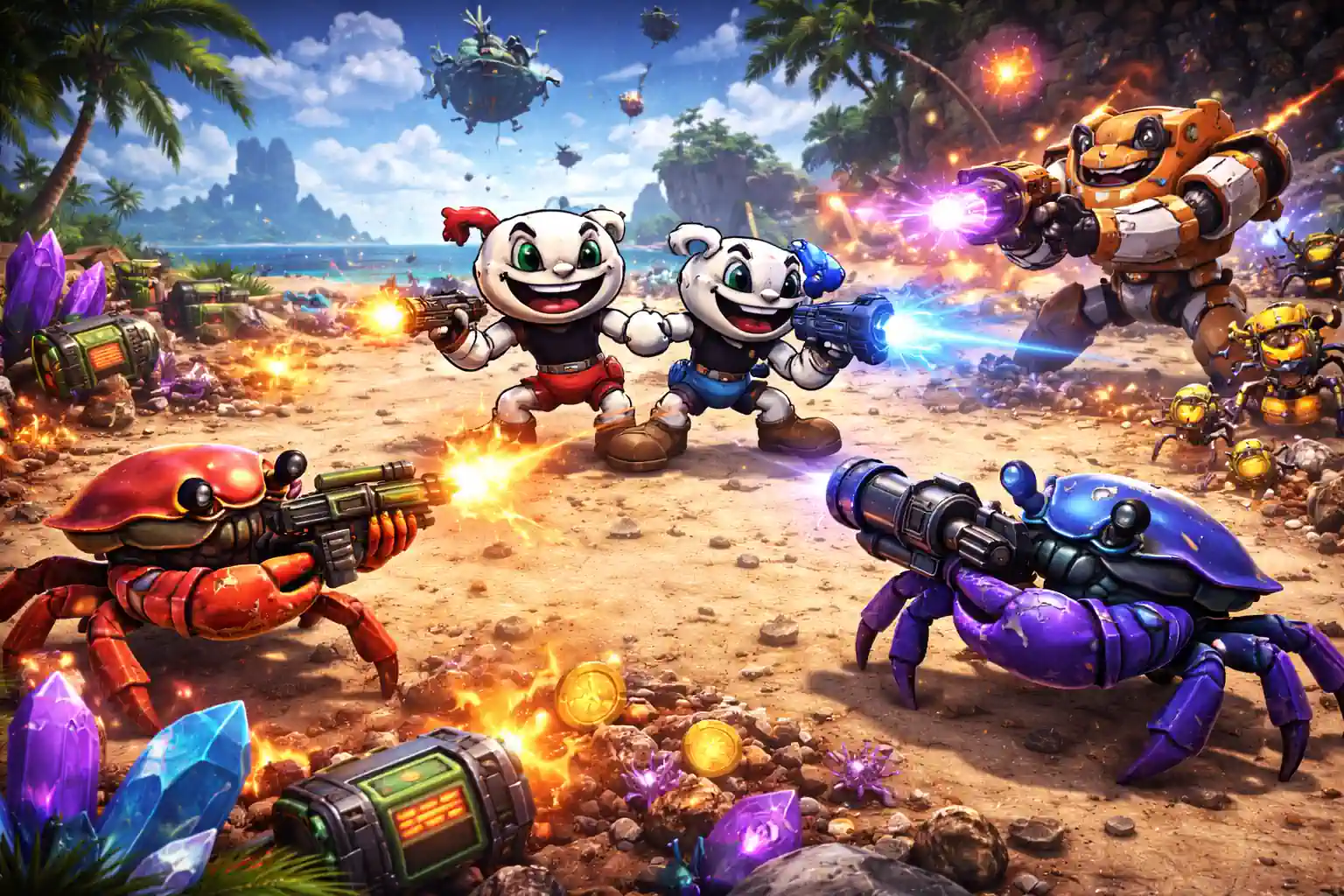 Los Mejores Juegos Bullet Hell en Cooperativo