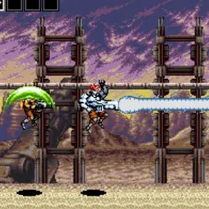 Blazing Chrome - Gusano de arena