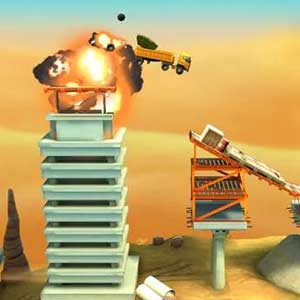 Explosión, salto, escape