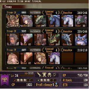 Brigandine The Legend of Runersia - Tropa