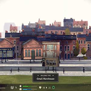 Se hace amigo de una serie de edificios...