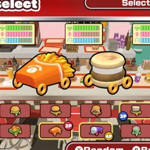 BURGER RACE - Selección de vehículo