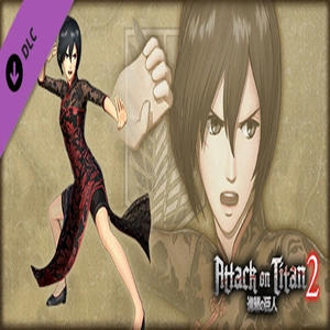 Attack on Titan 2 Additional Mikasa Costume Chinese Dress Outfit Pc