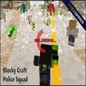 Blocky Craft Police Squad Pc