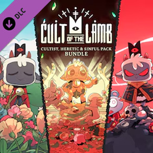 Cult of the Lamb Cultist, Heretic, and Sinful Pack Bundle Playstation 5