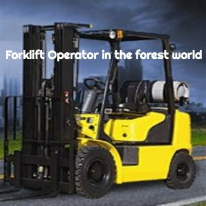 Forklift Operator in the forest world Xbox Series X