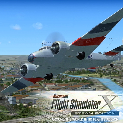 FSX Steam Edition Around The World In 80 Flights Add-On Pc