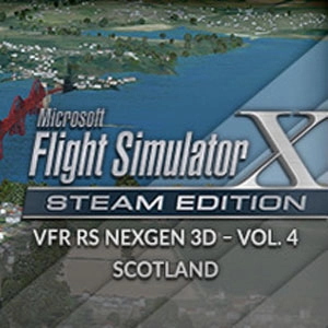 FSX Steam Edition VFR Real Scenery NexGen 3D Vol. 4 Scotland Add-On Pc