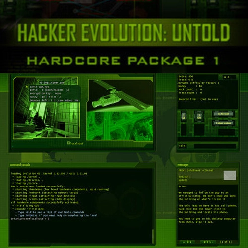 Hacker Evolution Untold Hardcore Package 1 Pc