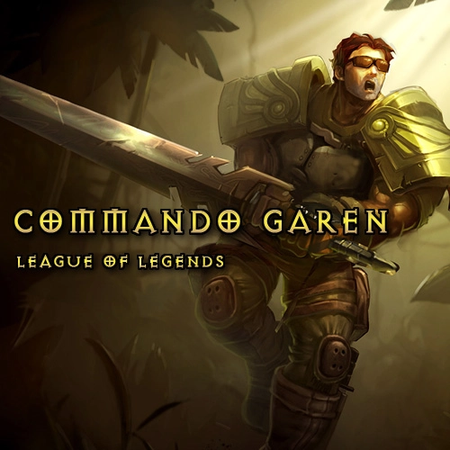 League Of Legends Skin Commando Garen LAN Pc