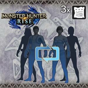 Monster Hunter Rise Three Character Edit Vouchers Xbox Series X