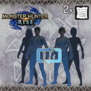 Monster Hunter Rise Two Character Edit Vouchers Switch
