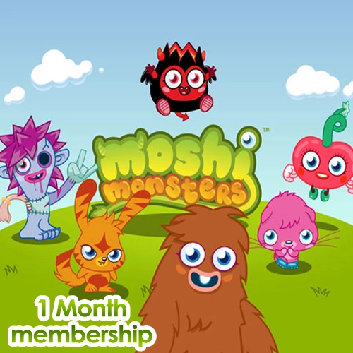 Moshi Monsters 1 Mes Memberships Pc