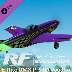 RealFlight Evolution E-flite UMX P-51D Voodoo Pc