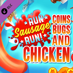 Run Sausage Run Coins, Bugs and Chicken