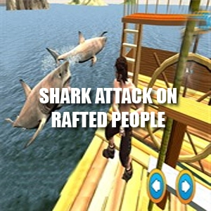 Shark Attack on Rafted People Xbox One