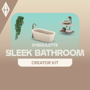 The Sims 4 Sleek Bathroom Kit Playstation 4