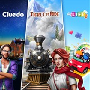 Ticket to Ride, Cluedo and The Game of Life 2 Classic Board Game Bundle Xbox One