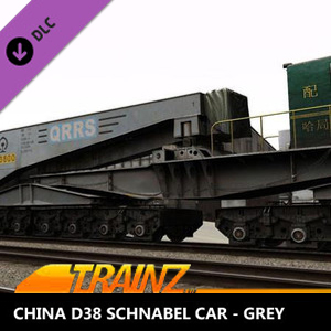 Trainz Plus China D38 Schnabel Car-Gray Pc