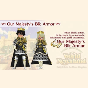 WorldNeverland Elnea Kingdom Our Majesty’s Blk Armor Switch