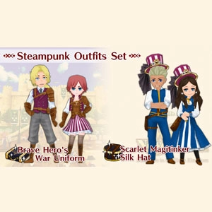 WorldNeverland Elnea Kingdom Steampunk Outfits Set