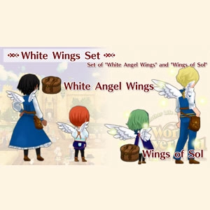WorldNeverland Elnea Kingdom White Wings Set Switch