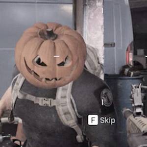 Call of Duty Modern Warfare 2 Pumpkin Patch Pumpkin Head