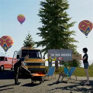 Caravanners: Co-op Open World Camping - Globo aerostático