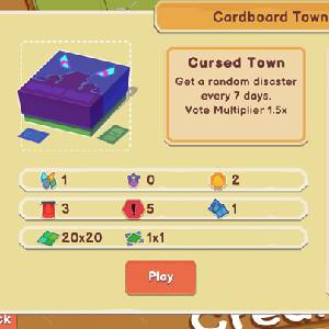 Cardboard Town - Maldición