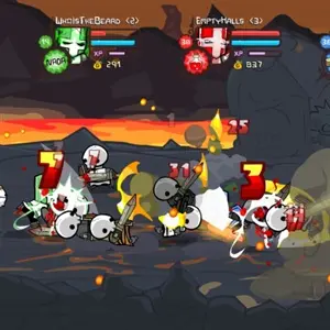Castle Crashers - Caballeros Esqueletos