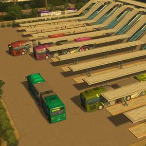 Cities Skylines Airports Estación de Autobuses del Aeropuerto