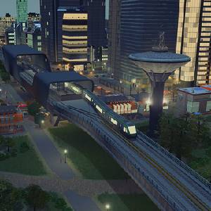 Cities Skylines Content Creator Pack Train Stations Plataforma de Isla Elevada