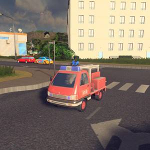 Cities Skylines Content Creator Pack Vehicles of the World Mini Camión de Bomberos
